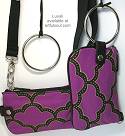 Luvali Convertible Wristlet Messenger Its All Plum