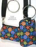 Luvali Convertible Wristlet Messenger Petunias
