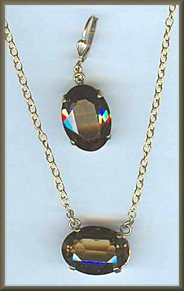 La Vie Golden Smoky Quartz Set
