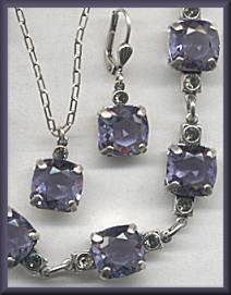 La Vie Tanzanite Crystal Set