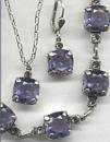 La Vie Tanzanite Crystal Set