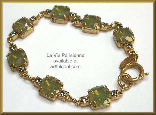 La Vie Golden Celadon Bracelet