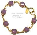 La Vie Golden Lavender Bracelet