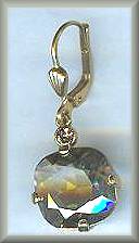 La Vie Golden Shade Crystal Earrings