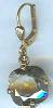 La Vie Golden Shade Crystal Earrings