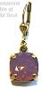 La Vie Golden Lavender Medium Earrings