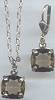 La Vie Smokey Quartz Crystal Set