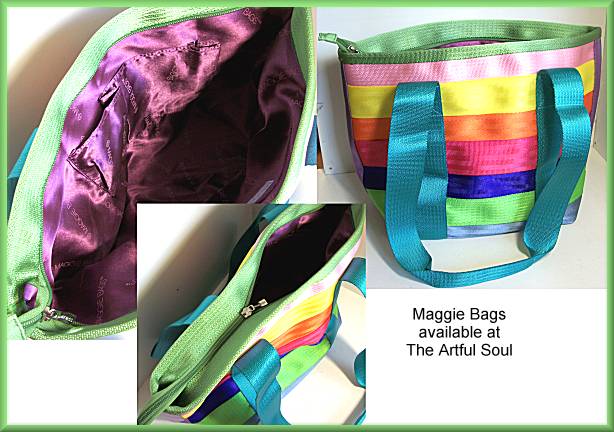 Maggie Bags Multicolor Zip Tote