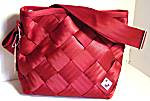 Maggie Bags Small Messenger in Dark Red