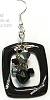 MAM Lupita Black/Silver Earrings