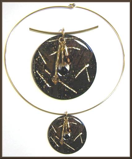 MAM Sunset Brown/Black Necklace