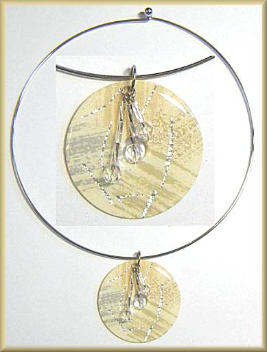 MAM Sunset Neutral Cream/Gray Necklace