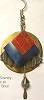 McGovney Kites Red/Blue Corrugated Earrings