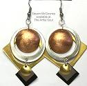 McGovney Framed Copper Dome Earrings