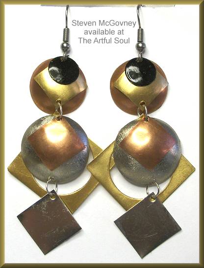 McGovney Black Dot Dome Earrings