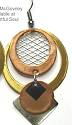 McGovney Screen in Copper Holes Earrings