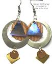 McGovney Copper Mesh Holes Earrings