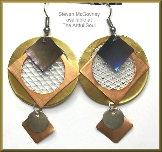 McGovney Encircled Screen Holes Earrings