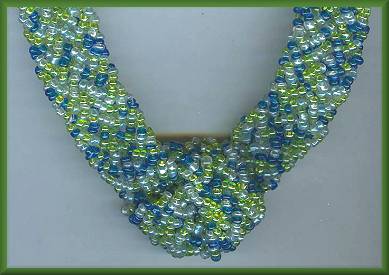 Aid Through Trade Turquoise Knot Necklace