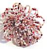 Beaded Flower Pin-Pink Multi