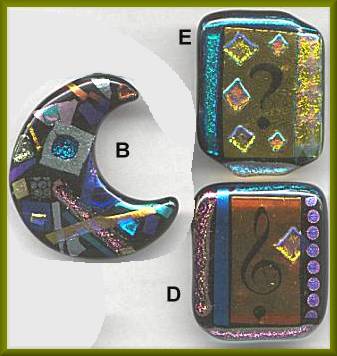 Karen Ambellan Glass Pins