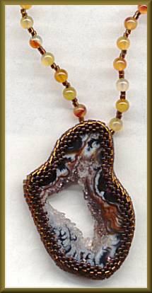 Daphne Gould Geode Necklace