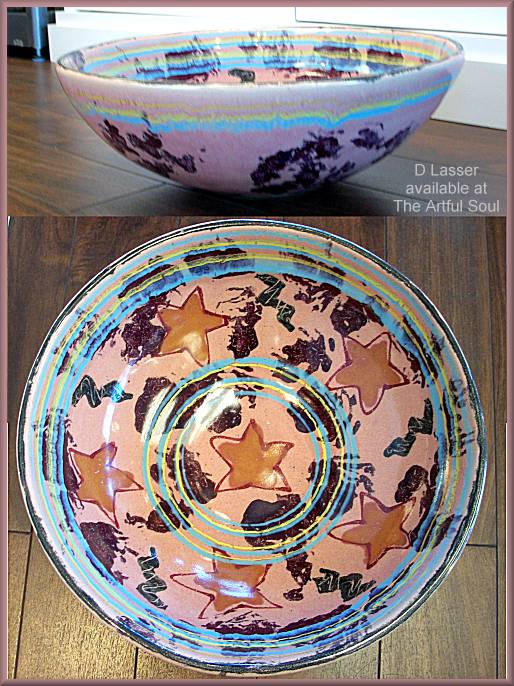 D.Lasser 14 Inch Lightning Bolt Bowl
