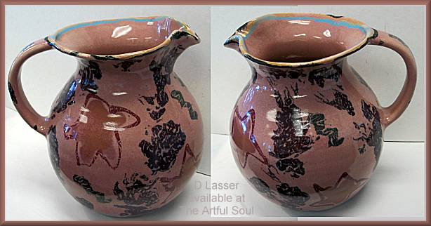 D.Lasser Large Lightning Bolt Pitcher