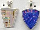 Indigo Flameworks Medium Pendants