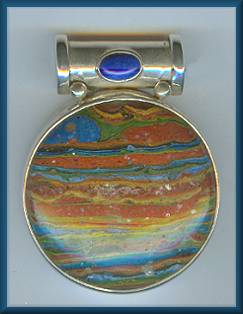 Rainbow Calcilica Pendant