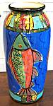 Kelly Jo Autumn Trout  Large Vase