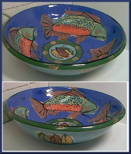 Kelly Jo Autumn Trout Bowl