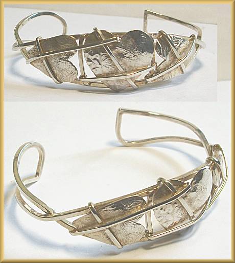 Laura Connors Sterling Heart Cuff