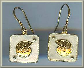 Monsoon Vemeil Enamel Shell Earrings