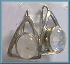 Moonstone Dangle Earrings