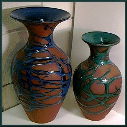 Mehr Red Clay Vases