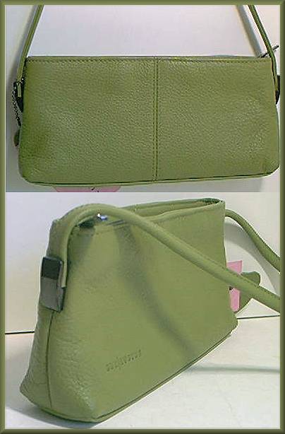 Sue Huston Small Avocado Shoulder Clutch