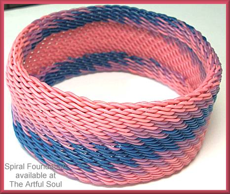 Spiral Phone Wire Bangle