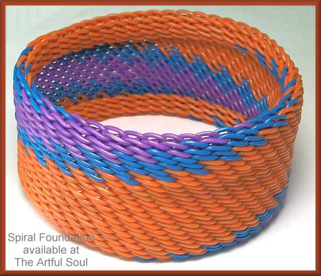 Spiral Phone Wire Bangle