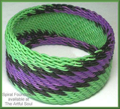 Spiral Phone Wire Bangle