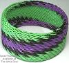 Spiral Phone Wire Bangle