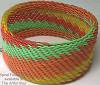 Spiral Phone Wire Bangle