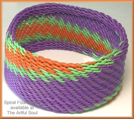 Spiral Phone Wire Bangle