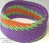 Spiral Phone Wire Bangle