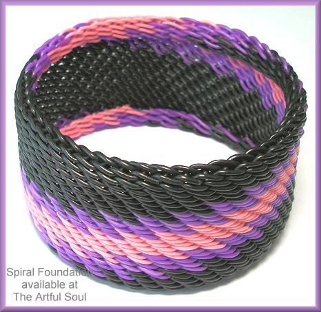 Spiral Phone Wire Bangle