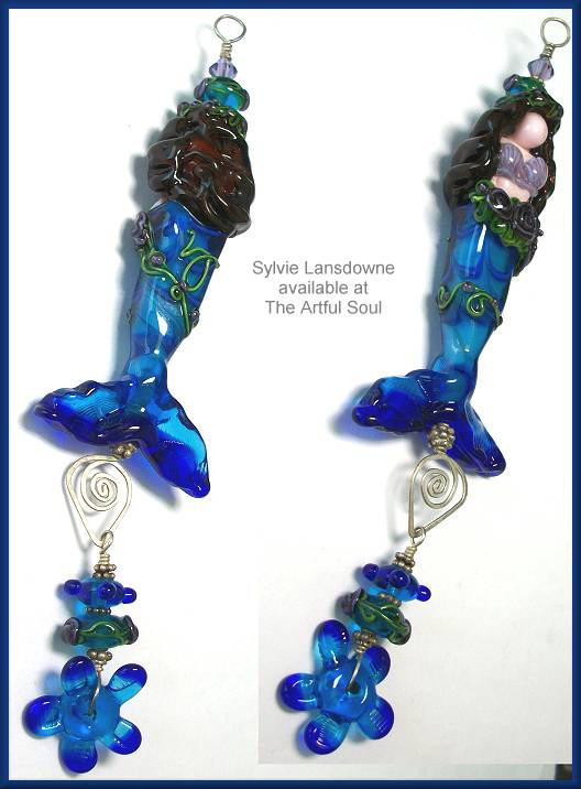 Sylvie Lansdowne Glass Mermaid