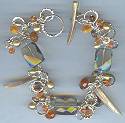 Mystical Madness Smoky Carnelian Charms Bracelet