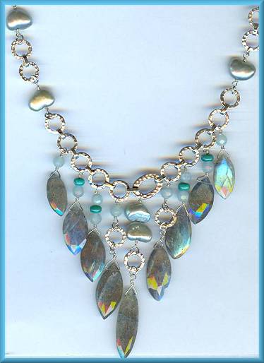 Mystical Madness Labradorite Drops Necklace
