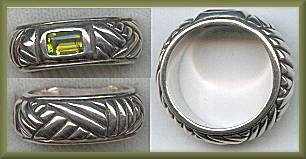 Mystical Madness Peridot Ring