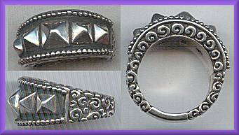 Mystical Madness Pyramids Ring